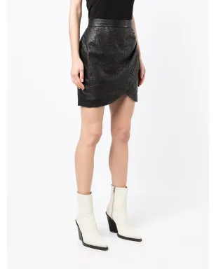 Zadig&Voltaire ラップレザー ミニスカート - サムネイル3