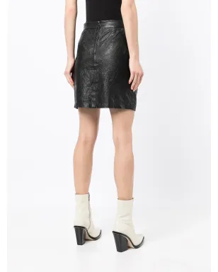 Zadig&Voltaire ラップレザー ミニスカート - サムネイル4