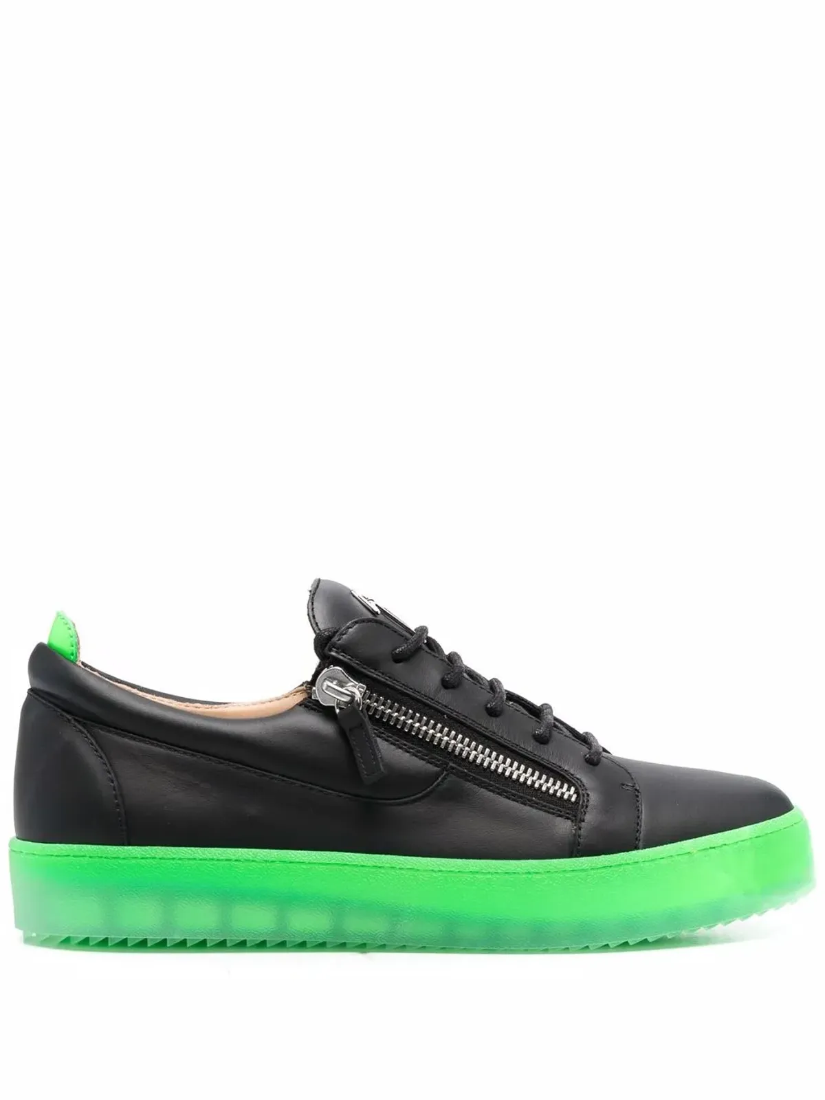 Giuseppe Zanotti コントラストソール ローカットスニーカー - 画像1