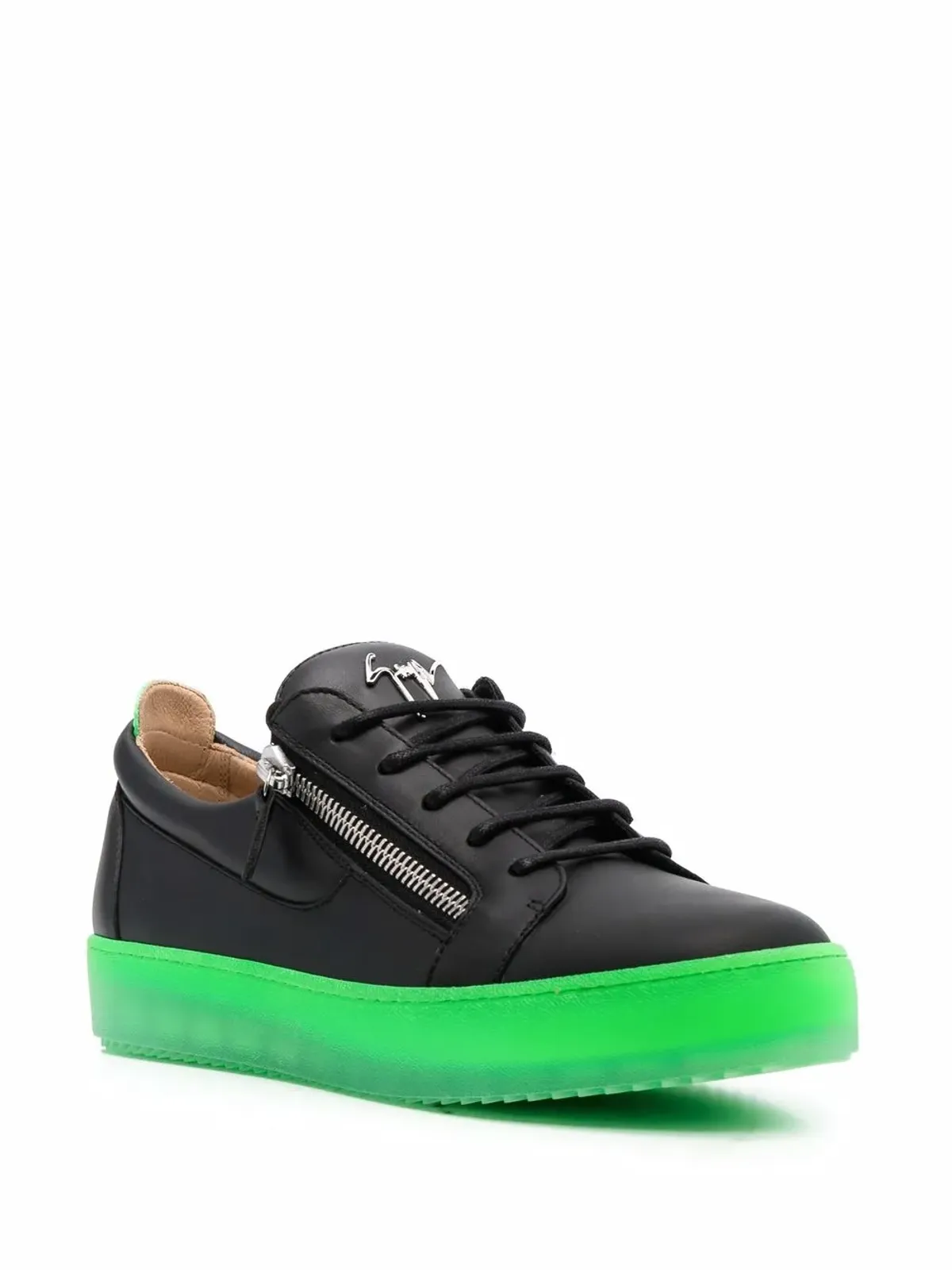 Giuseppe Zanotti コントラストソール ローカットスニーカー - 画像2