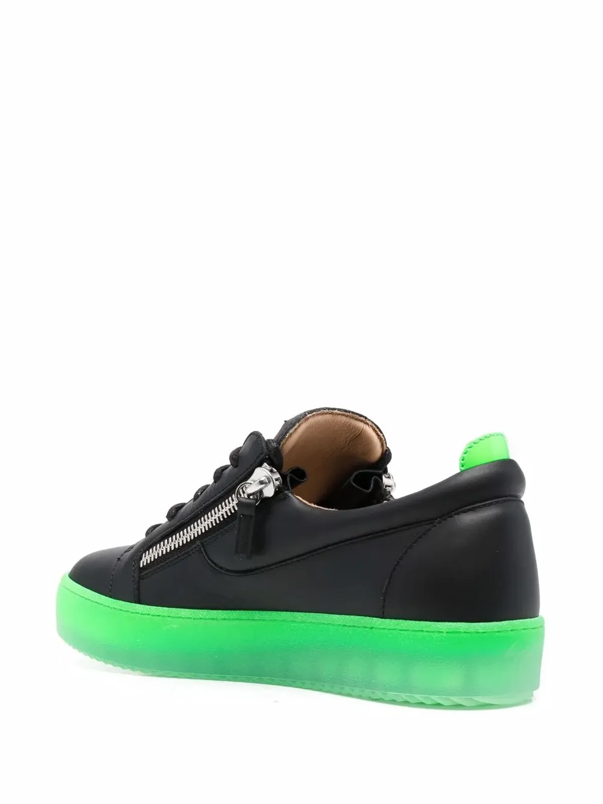 Giuseppe Zanotti コントラストソール ローカットスニーカー - 画像3