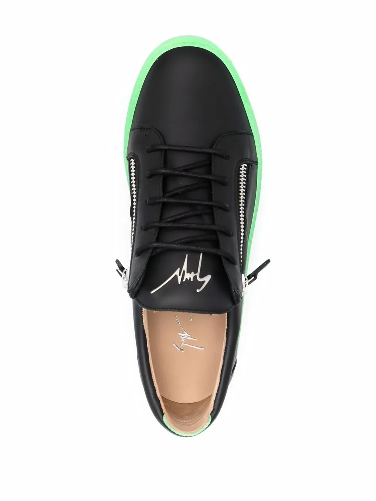 Giuseppe Zanotti コントラストソール ローカットスニーカー - 画像4