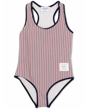 Thom Browne Kids RWBストライプ水着 - サムネイル1