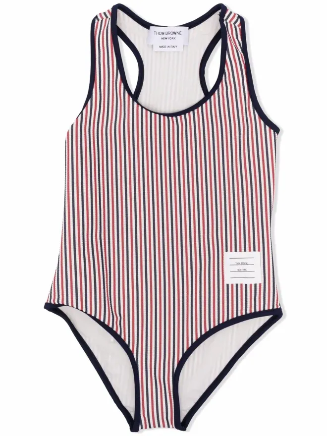 Thom Browne Kids Thom Browne Kids RWBストライプ水着の商品画像