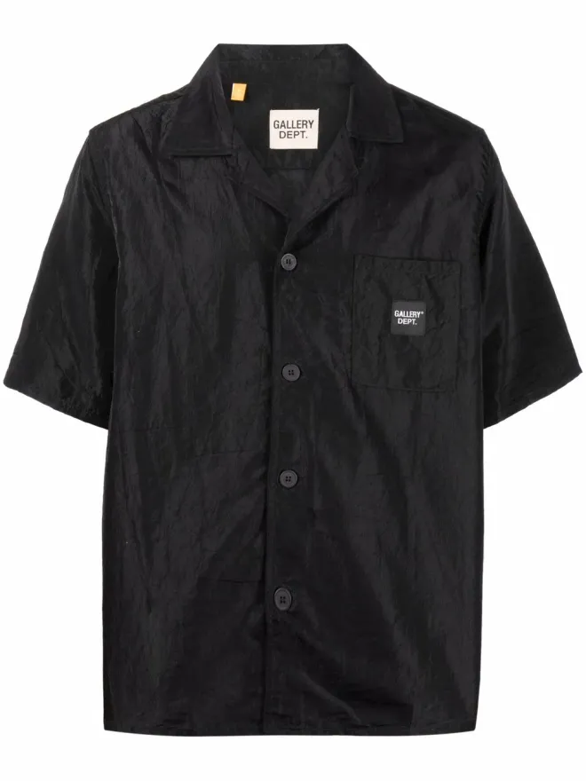 GALLERY DEPT. GALLERY DEPT. ロゴパッチ半袖シャツ - ブラックの商品画像