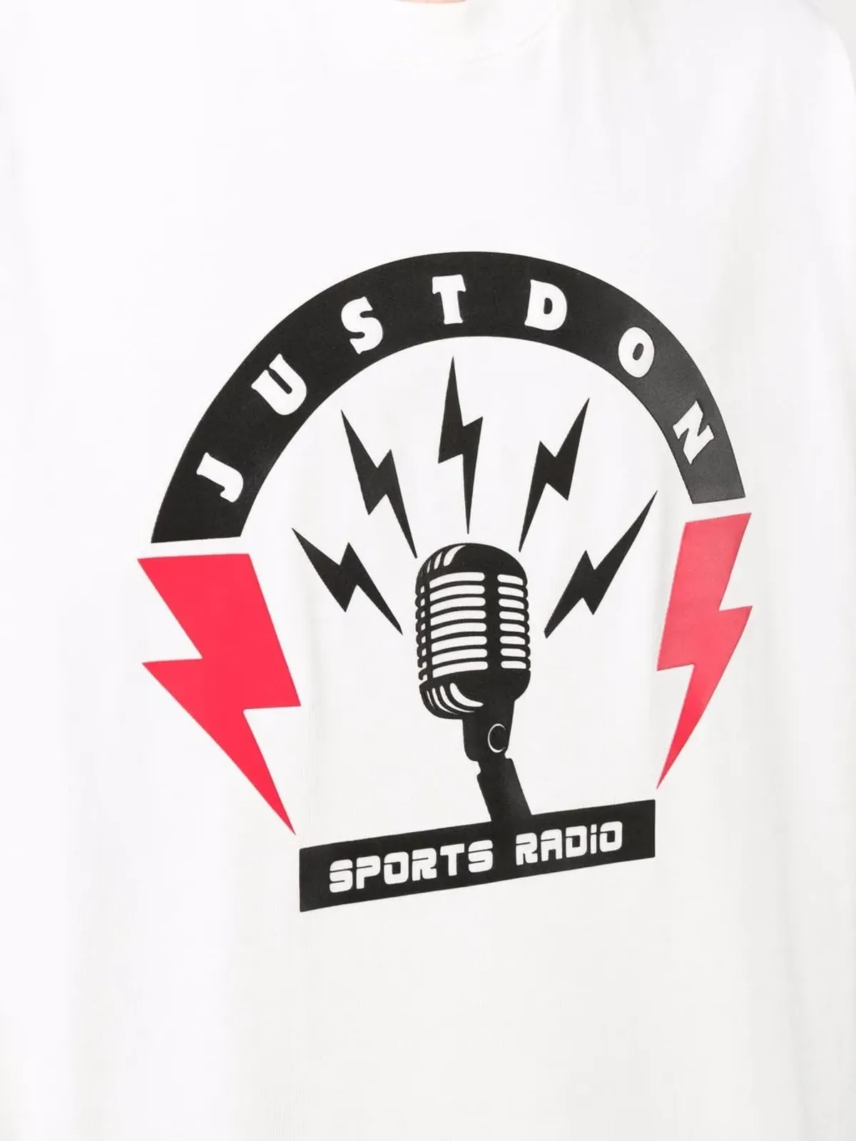 Just Don ロゴプリント半袖Tシャツ（ホワイト） - 画像5