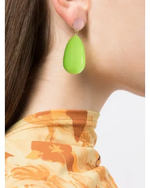 Eshvi ドロップエナメルピアス - サムネイル2