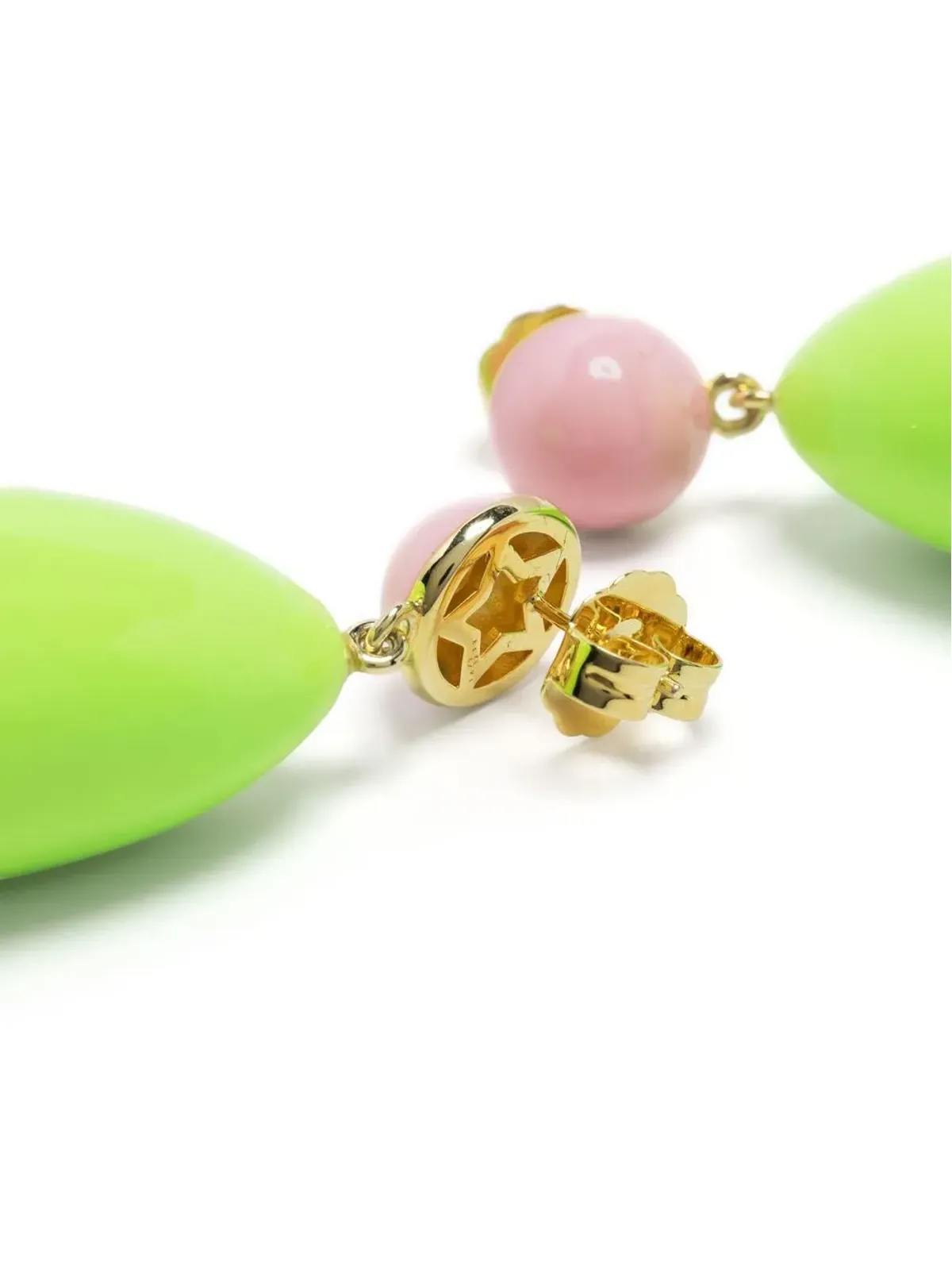 Eshvi ドロップエナメルピアス - 画像3