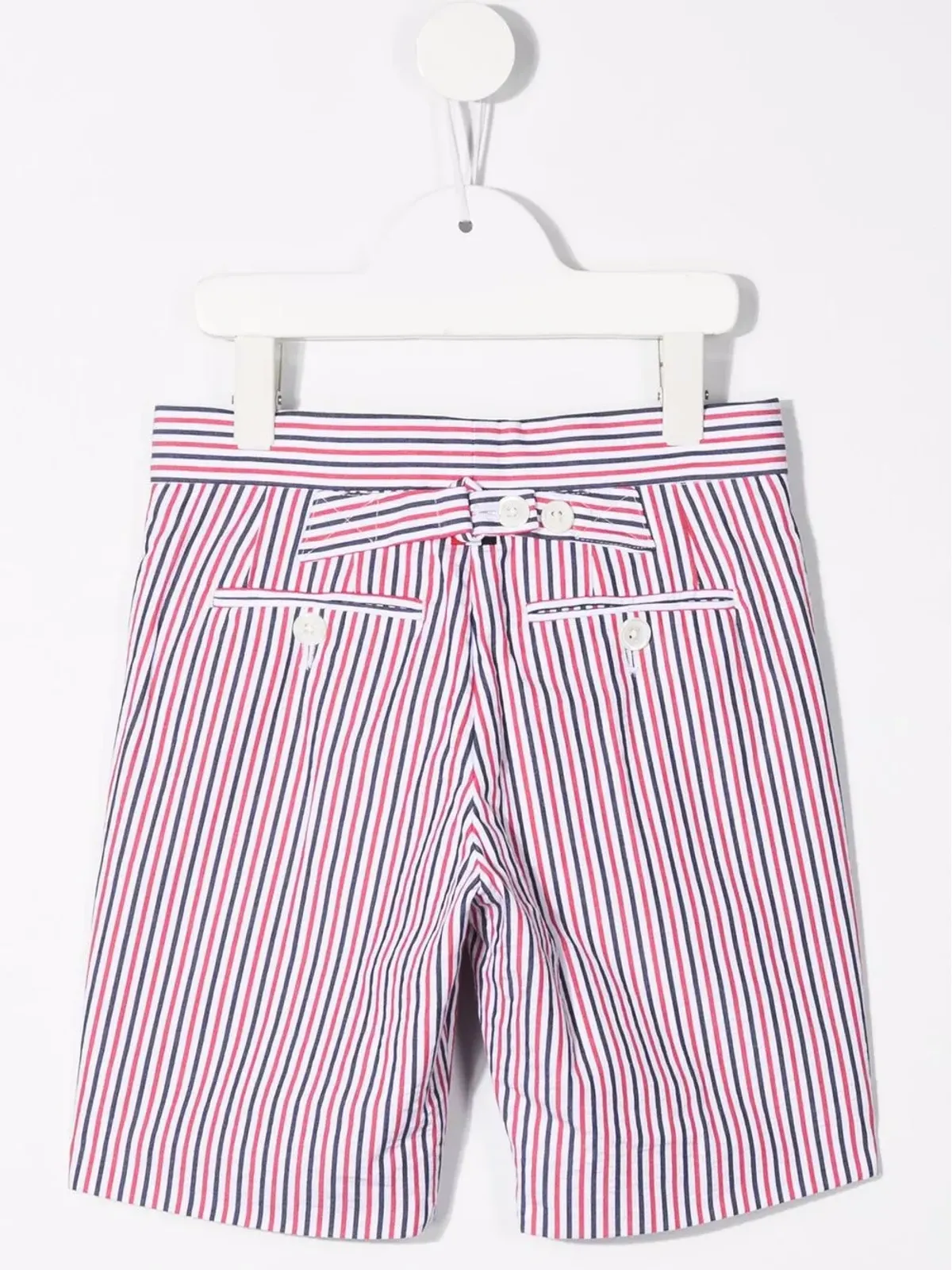 Thom Browne Kids RWBストライプ コットンショーツ - 画像2