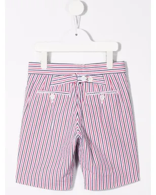 Thom Browne Kids RWBストライプ コットンショーツ - サムネイル2