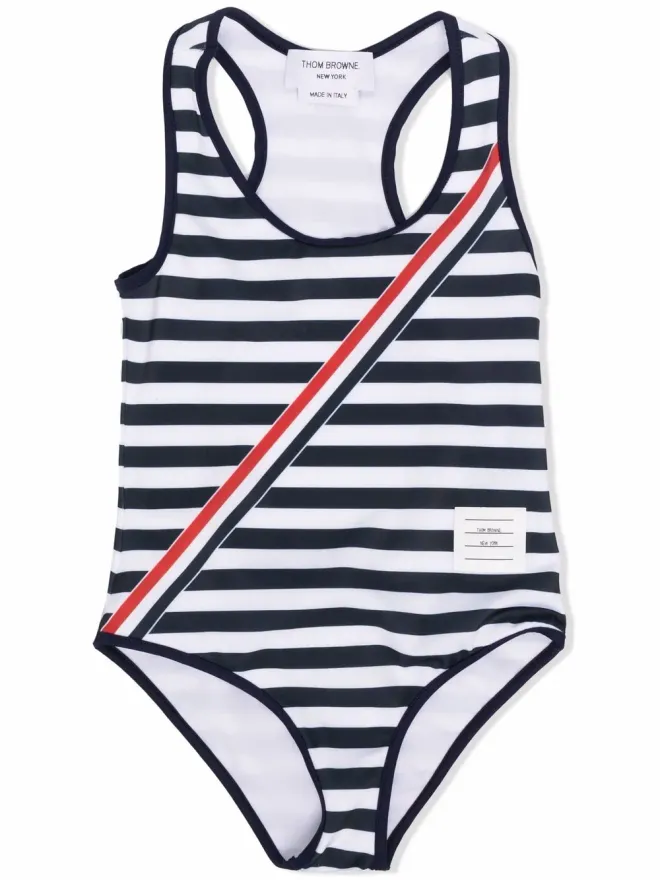 Thom Browne Kids Thom Browne Kids RWBストライプ柄水着の商品画像