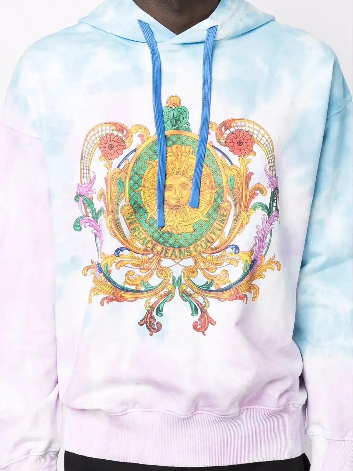 Versace Jeans Couture バロッコプリント タイダイ フーディー - 画像5