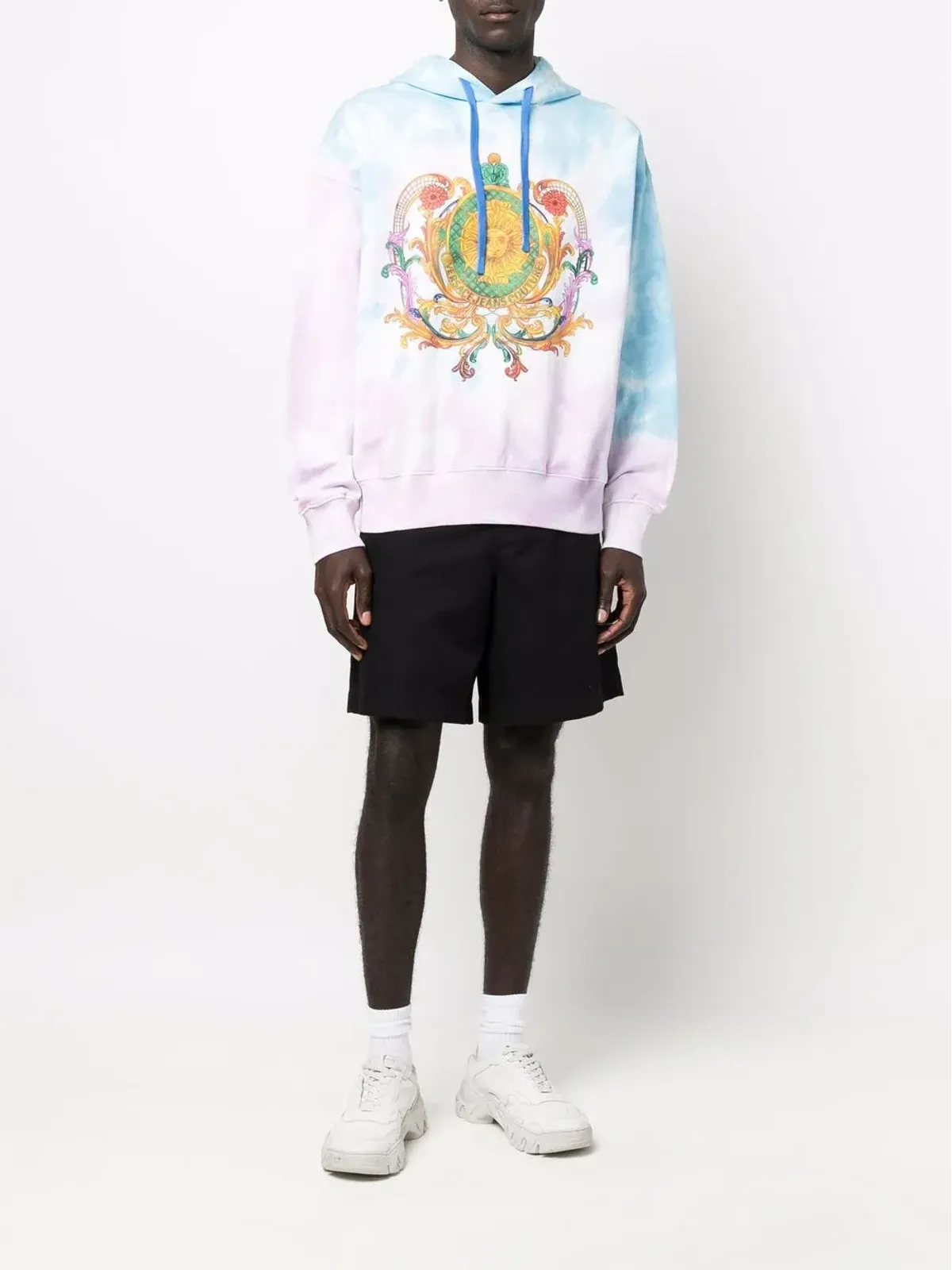 Versace Jeans Couture バロッコプリント タイダイ フーディー - 画像2