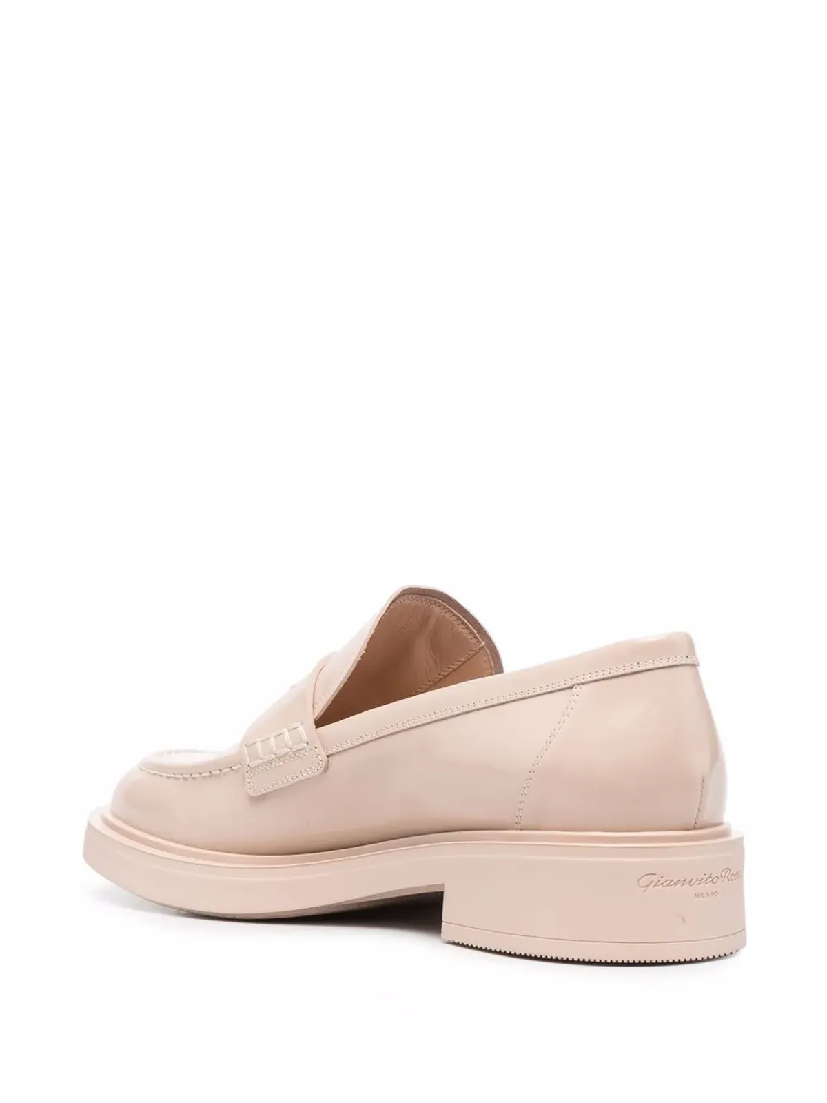 Gianvito Rossi Harris leather loafers - 画像3