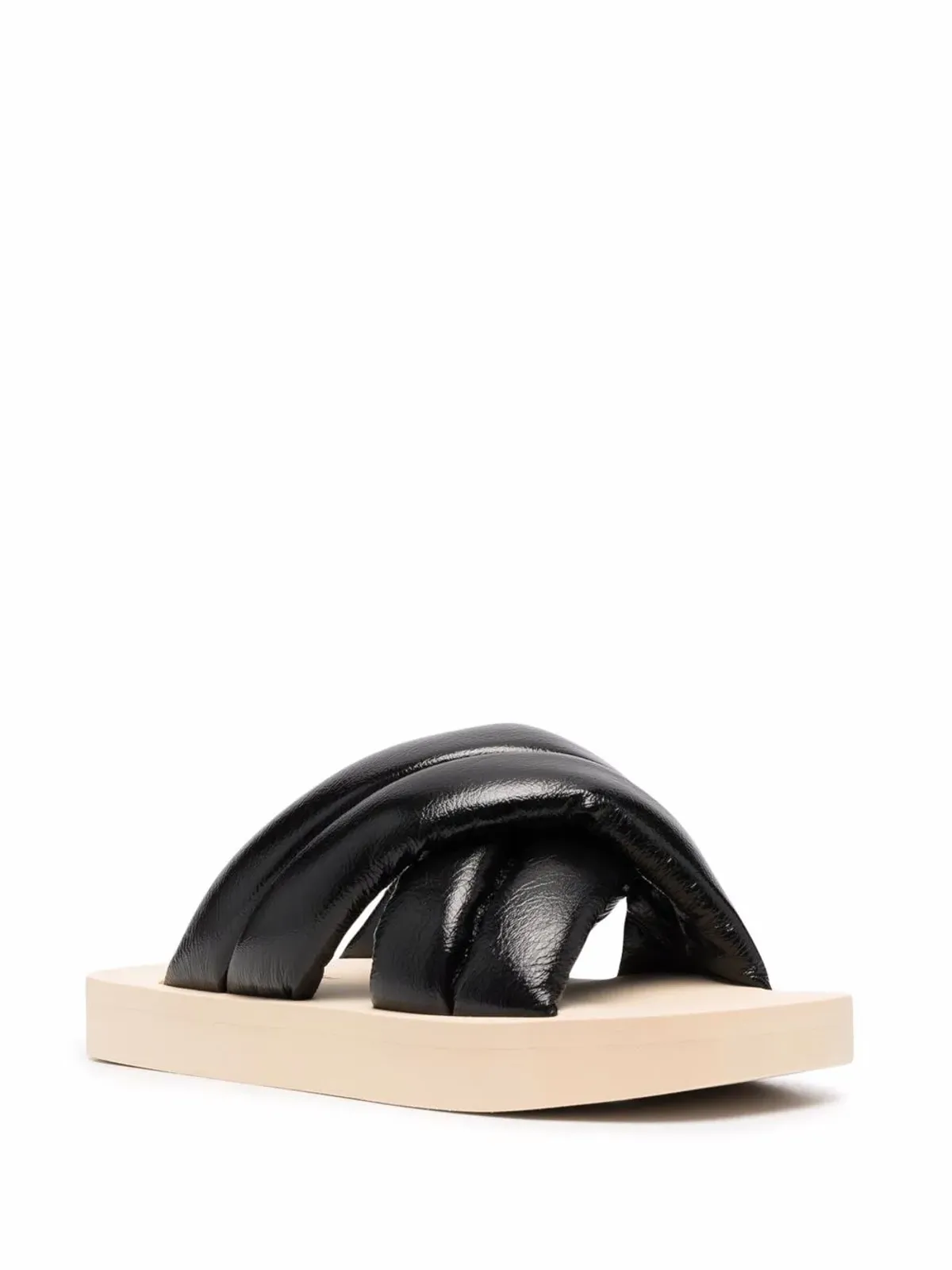 Proenza Schouler crossover slide sandals - Black - 画像2