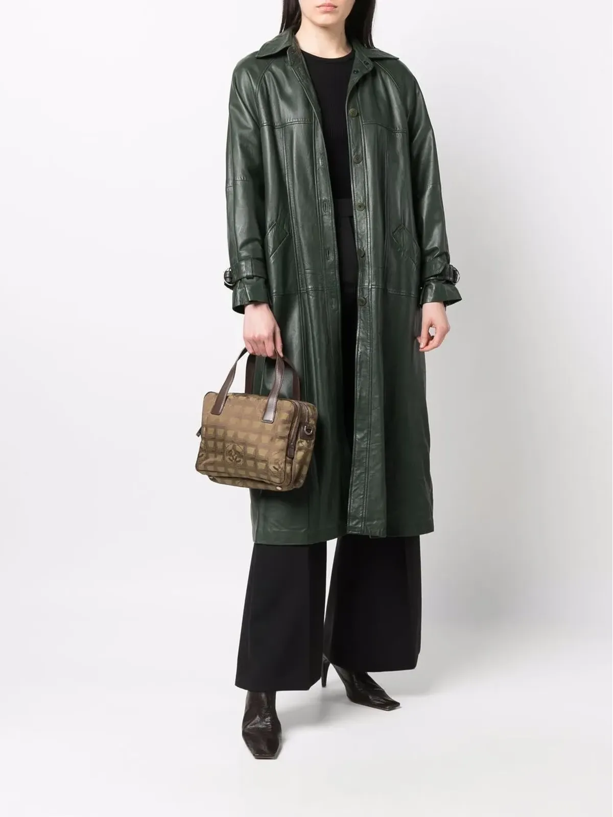 CHANEL Pre-Owned チョコバー ホールドオール - 画像2
