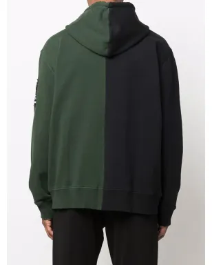 Raf Simons カラーブロック ジップアップ フーディ - グリーン - サムネイル4