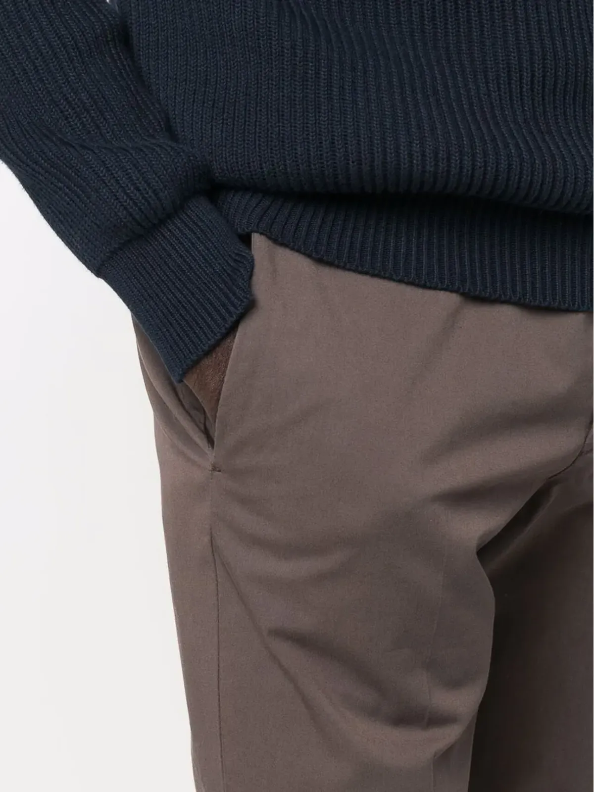 Incotex テーラードカット コットンパンツ - 画像5