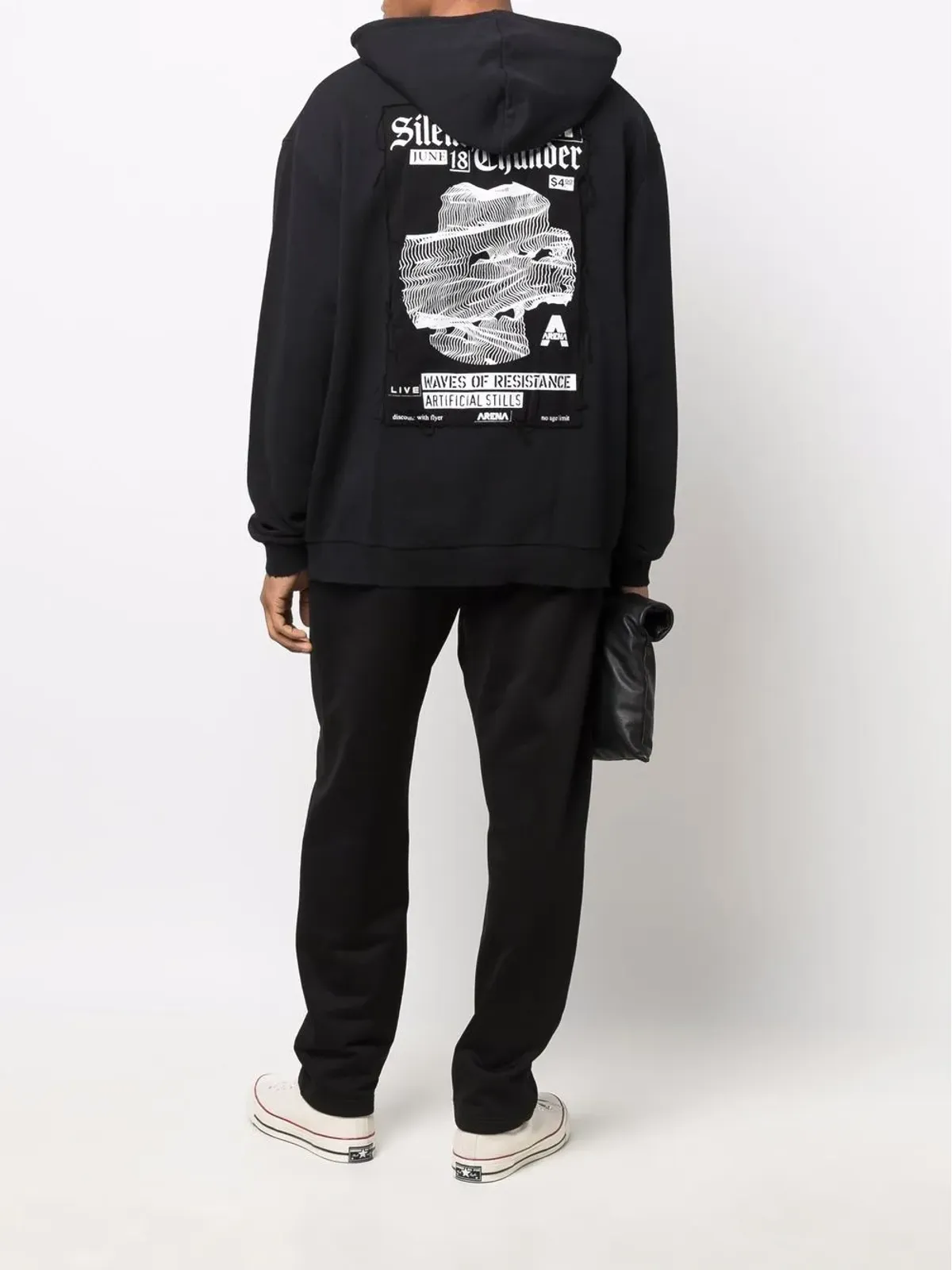 Raf Simons パッチディテール ロングスリーブ フーディー - 画像2