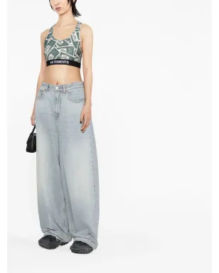 VETEMENTS Million Dollarプリント スポーツブラ - サムネイル2