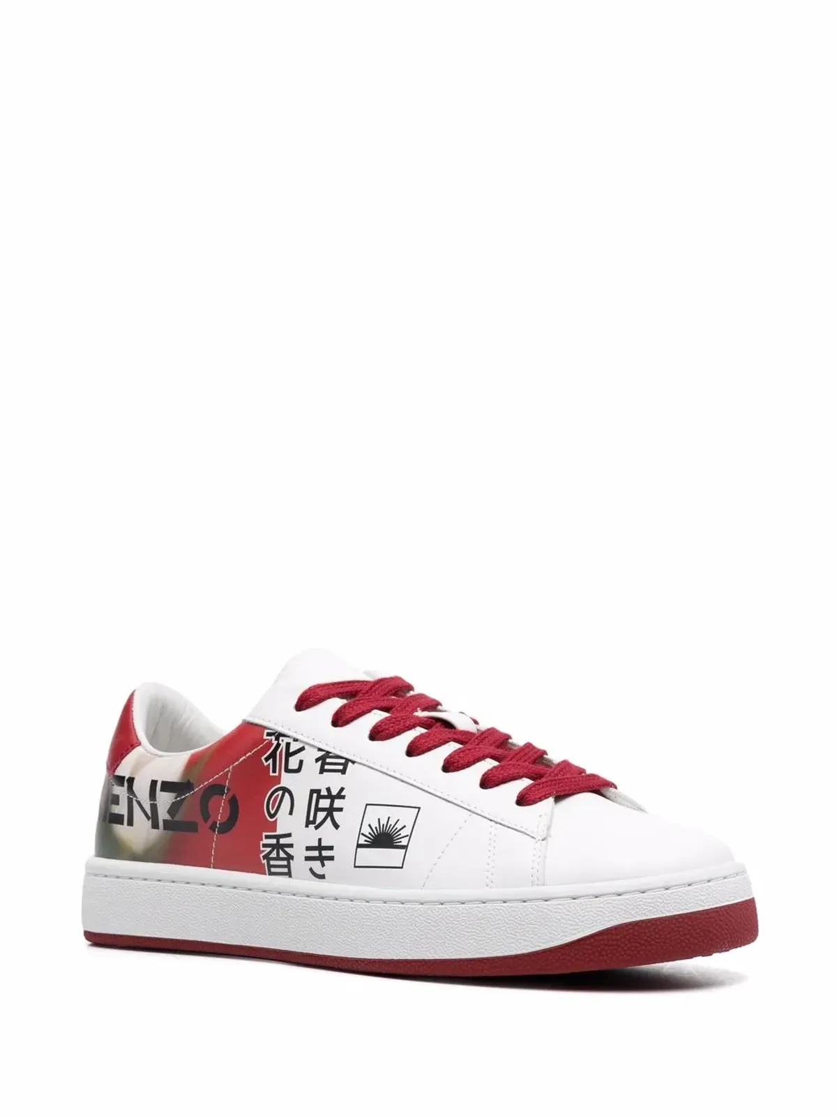Kenzo Kourt ロゴプリントスニーカー - 画像2