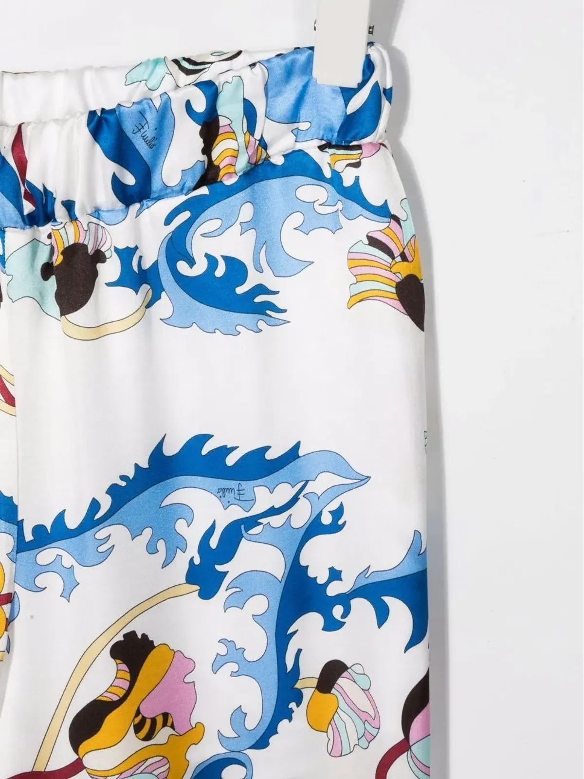 PUCCI Junior グラフィックプリント・ストレートレッグ・トラウザーズ - White - 画像3