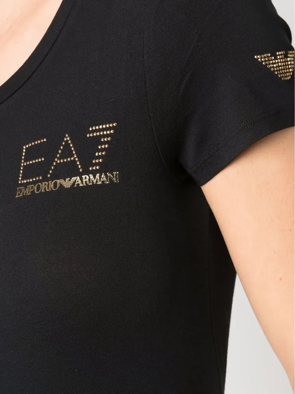 Ea7 Emporio Armani ロゴプリント半袖Tシャツ - 画像5