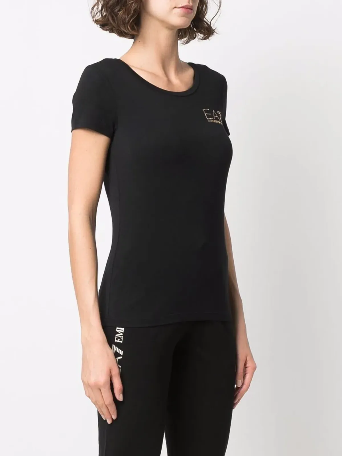 Ea7 Emporio Armani ロゴプリント半袖Tシャツ - 画像3