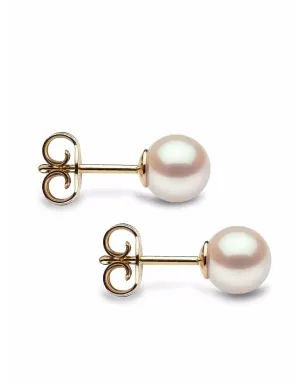 Yoko London 18kt イエローゴールド アコヤ真珠スタッドピアス クラシック - サムネイル3