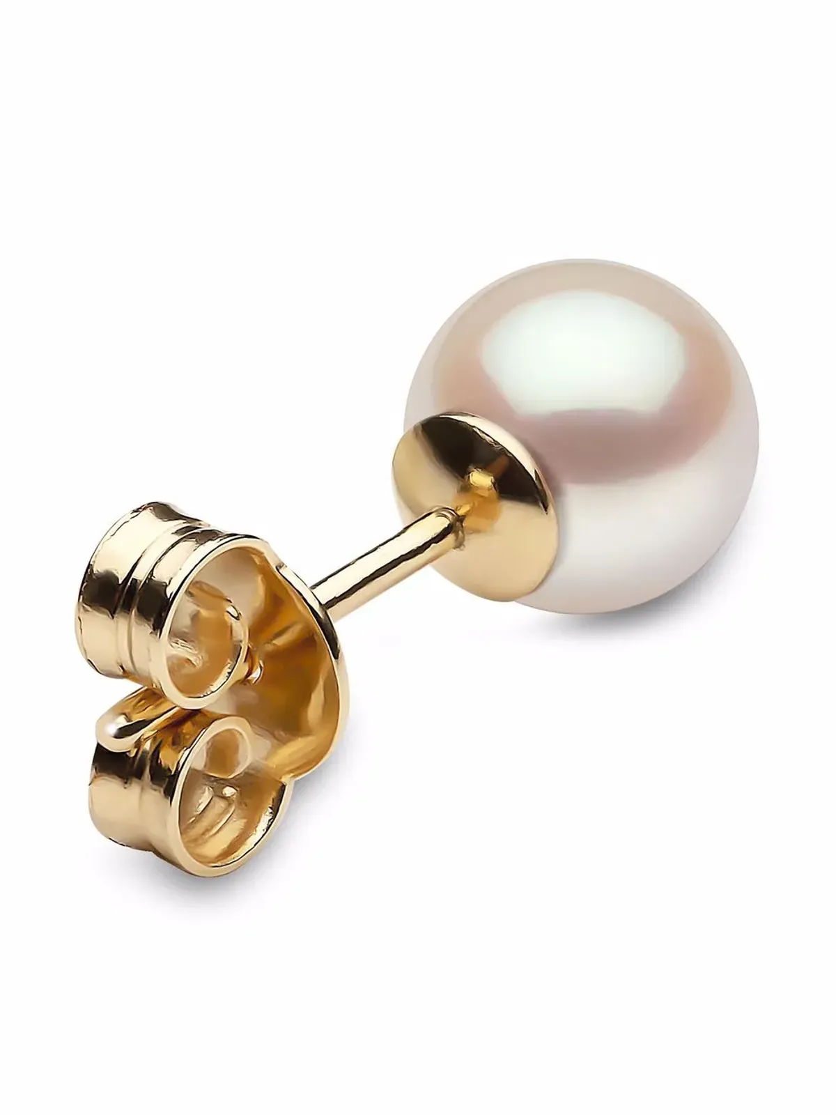 Yoko London 18kt イエローゴールド アコヤ真珠スタッドピアス クラシック - 画像4