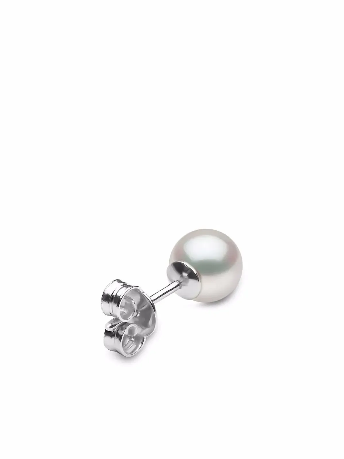 Yoko London 18Kホワイトゴールド アコヤ真珠スタッドピアス - 画像4