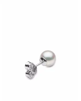 Yoko London 18Kホワイトゴールド アコヤ真珠スタッドピアス - サムネイル4