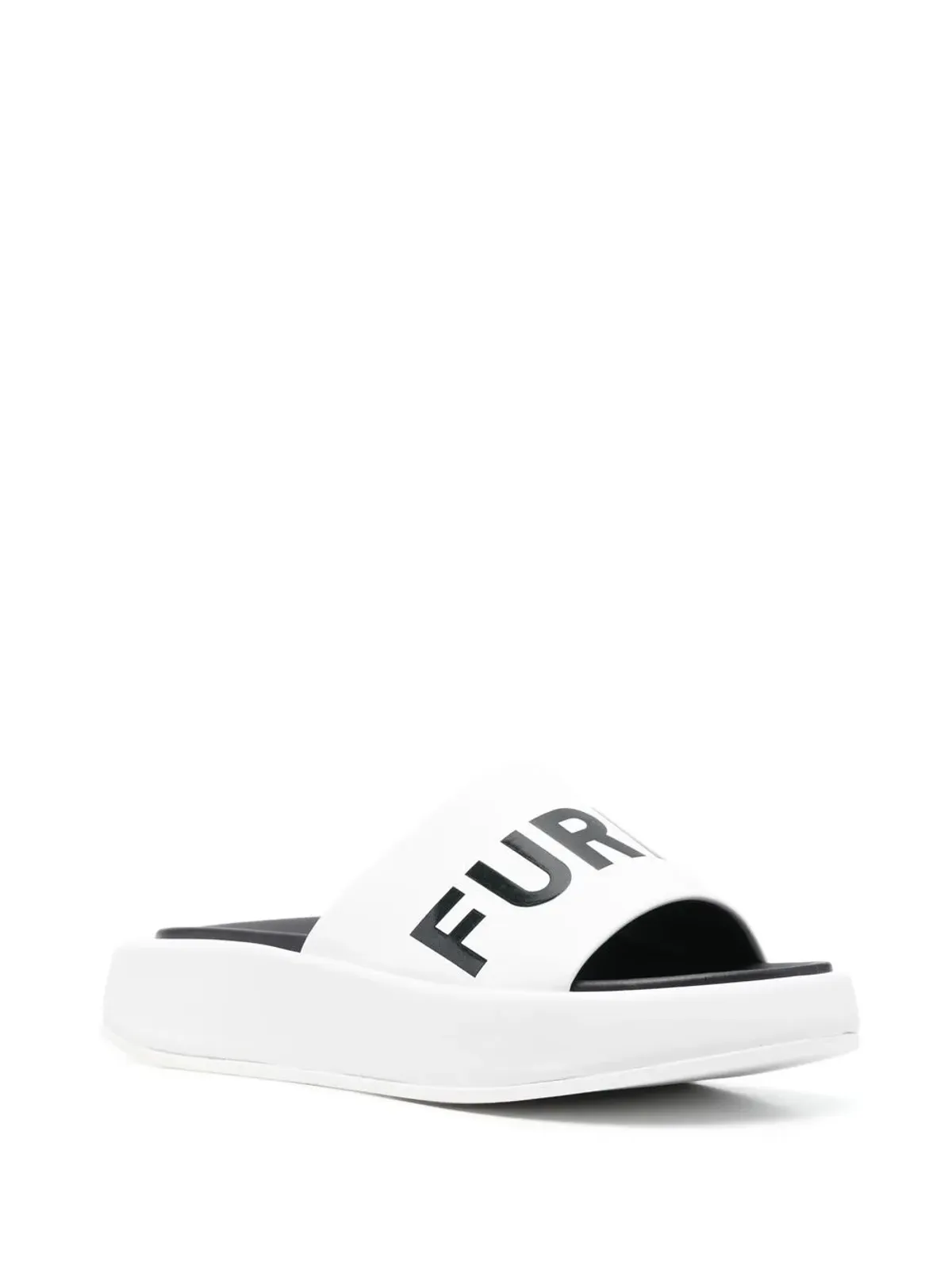 Furla ロゴプリント レザー サンダル - 画像2