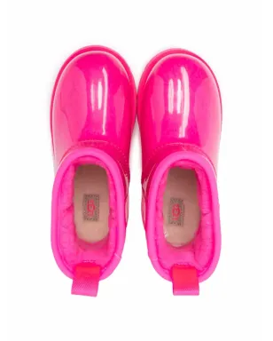 UGG Kids クラシックミニII シアーリング レインブーツ - サムネイル3