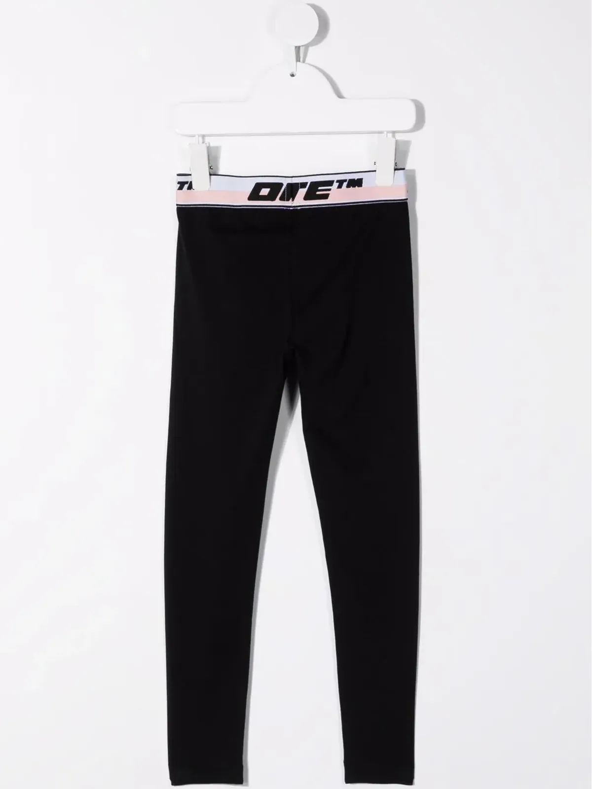 Off-White Kids ロゴウエストバンド レギンス - ブラック - 画像2
