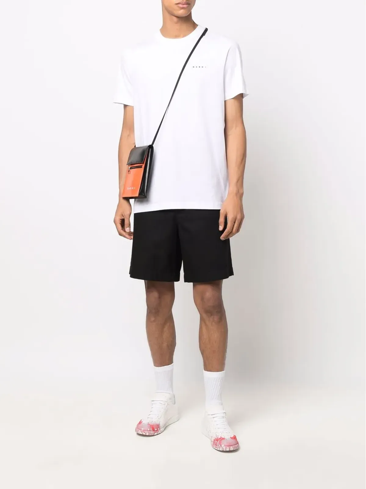 Marni ロゴプリント Tシャツ - White - 画像2