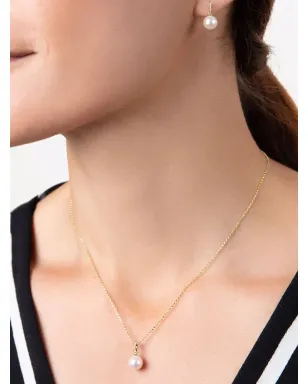 Yoko London 18kt イエローゴールド 淡水パールとダイヤモンド ネックレス - サムネイル2