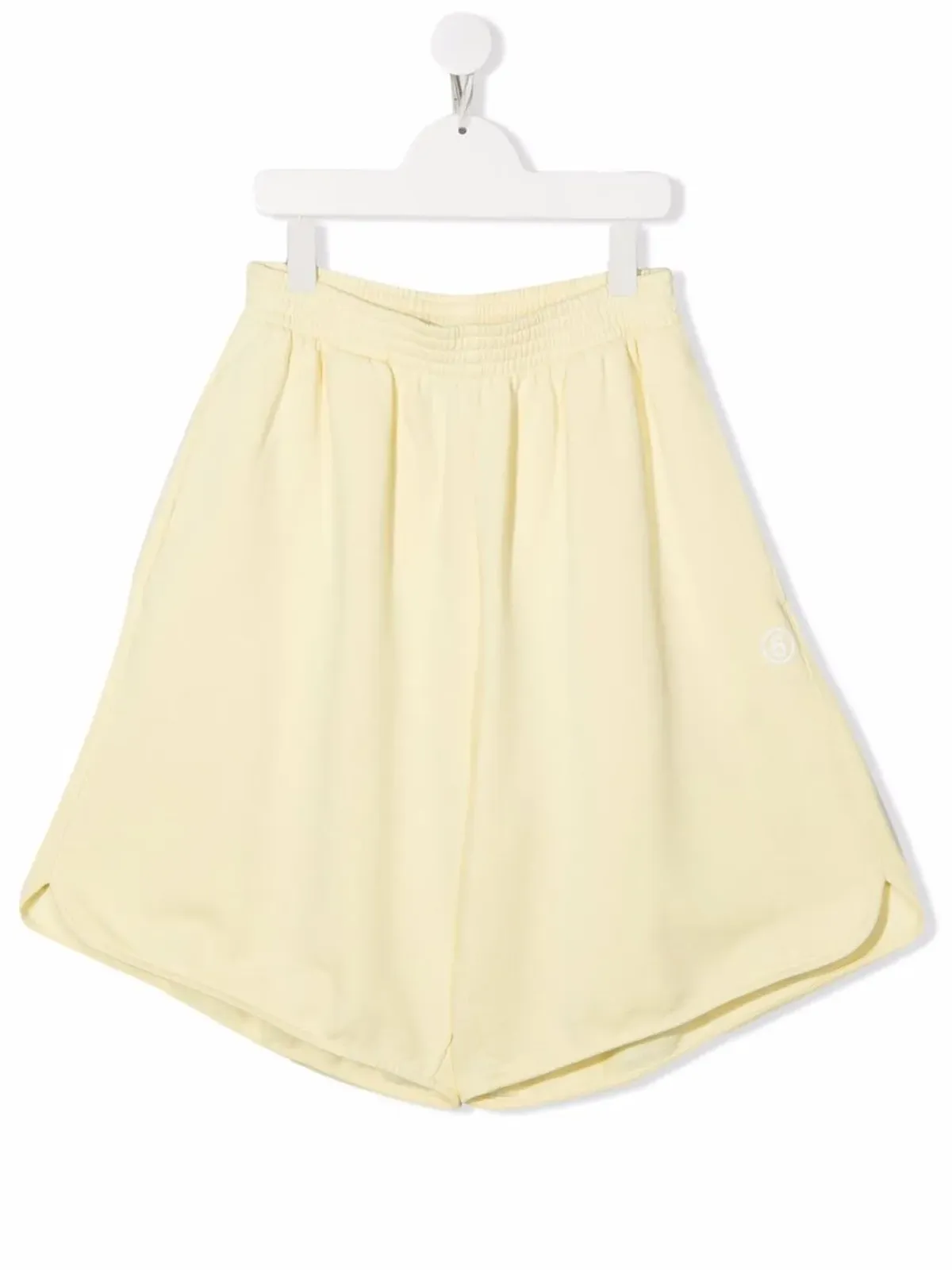 MM6 Maison Margiela Kids TEEN ハイウエスト コットンショーツ - 画像1
