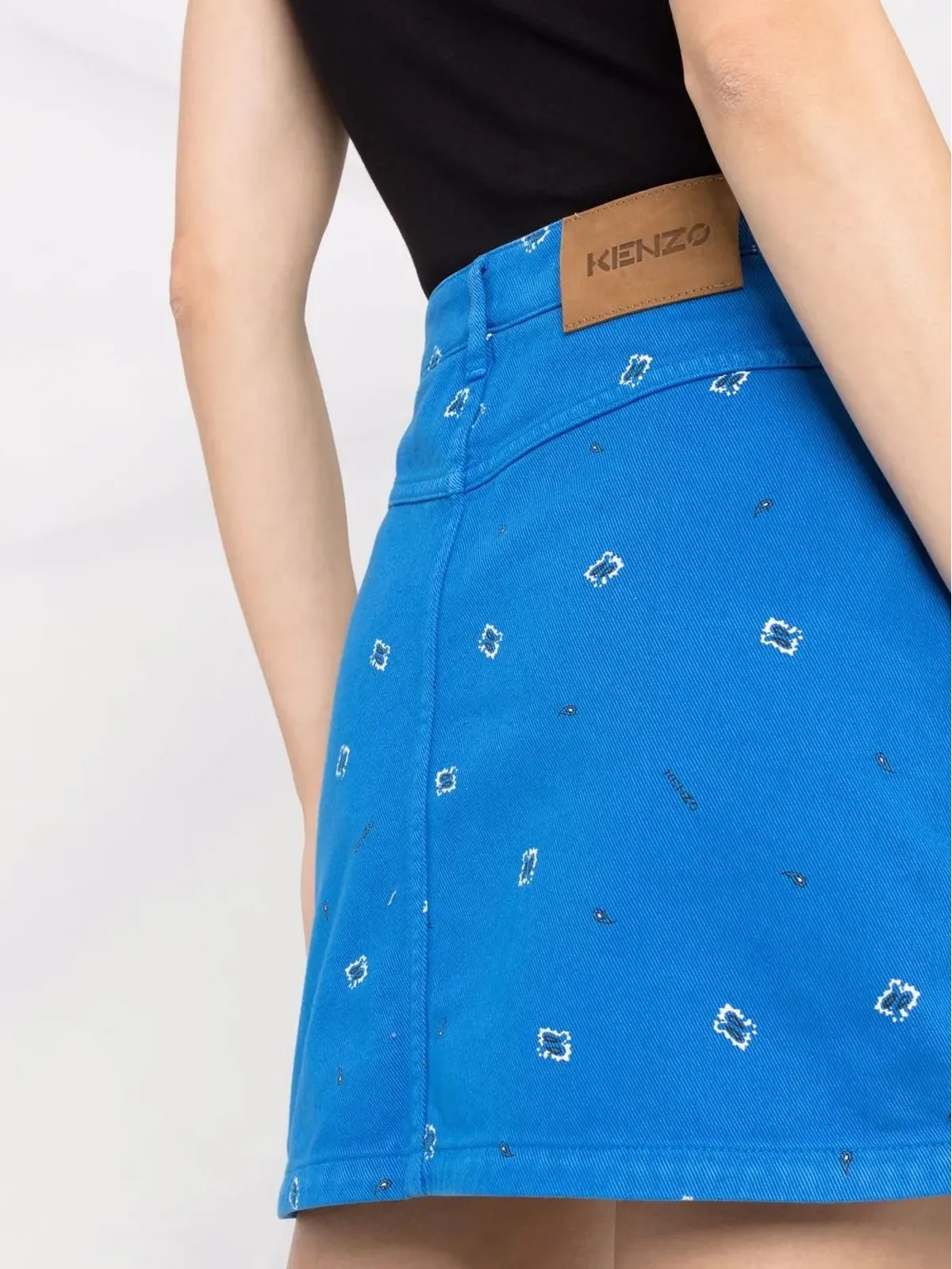 Kenzo ペイズリープリントスカート - 画像3