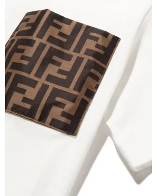Fendi Kids コントラストパネルディテールのトップス - サムネイル3