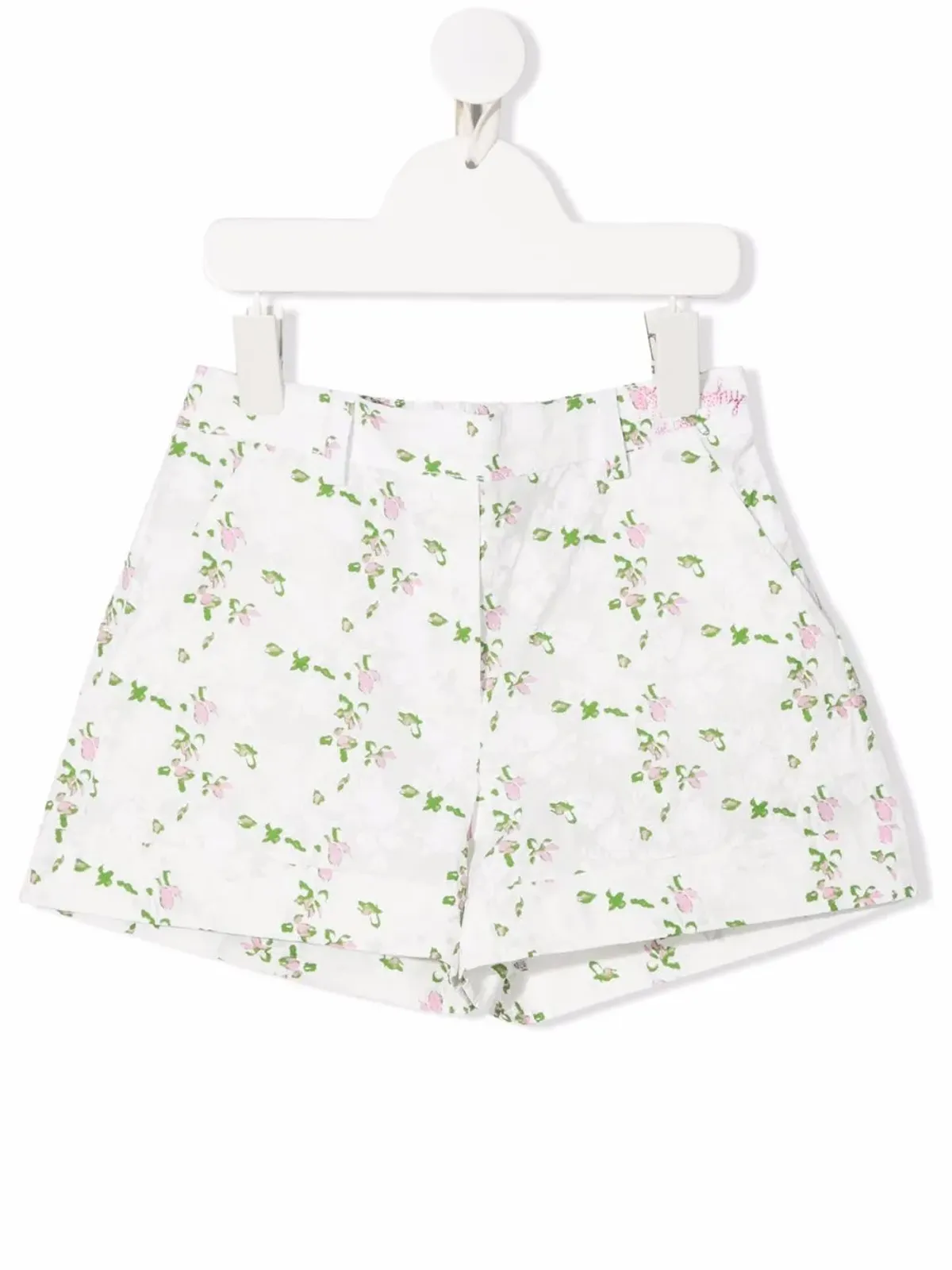 Philosophy Di Lorenzo Serafini Kids 花柄プリントのコットンショーツ - 画像1