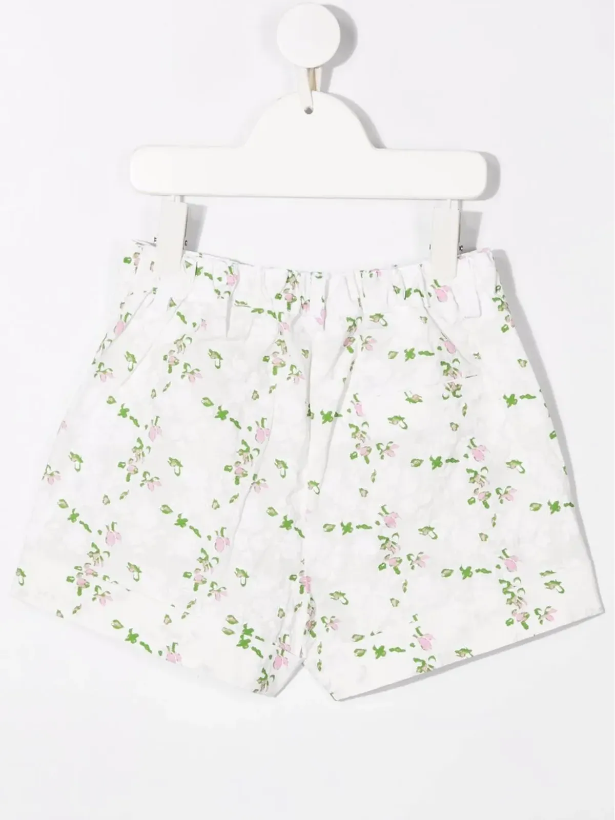 Philosophy Di Lorenzo Serafini Kids 花柄プリントのコットンショーツ - 画像2