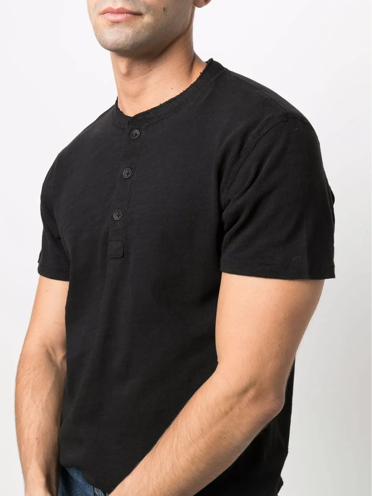 rag & bone ショートスリーブ ヘンリネック Tシャツ - 画像5
