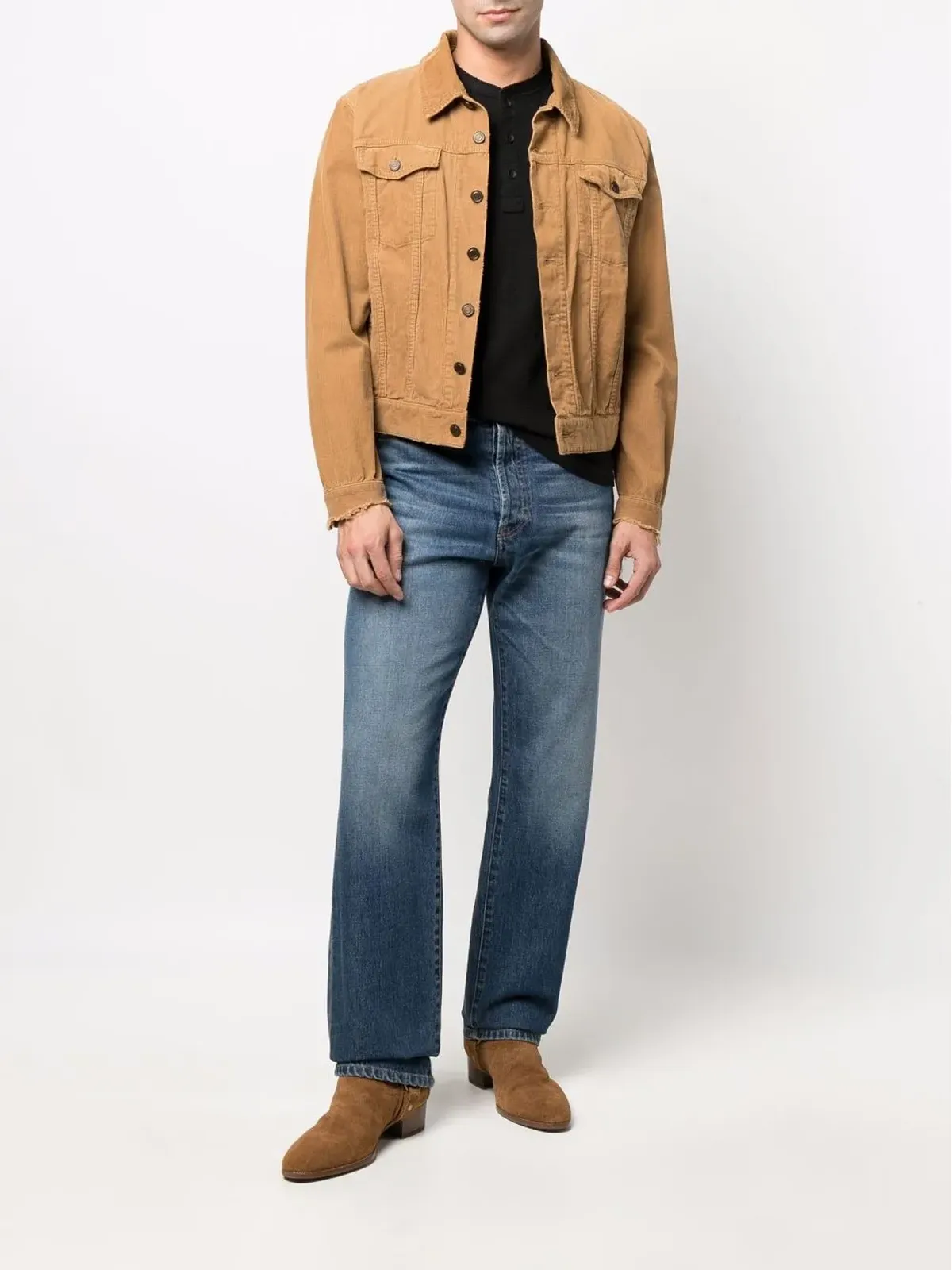 rag & bone ショートスリーブ ヘンリネック Tシャツ - 画像2