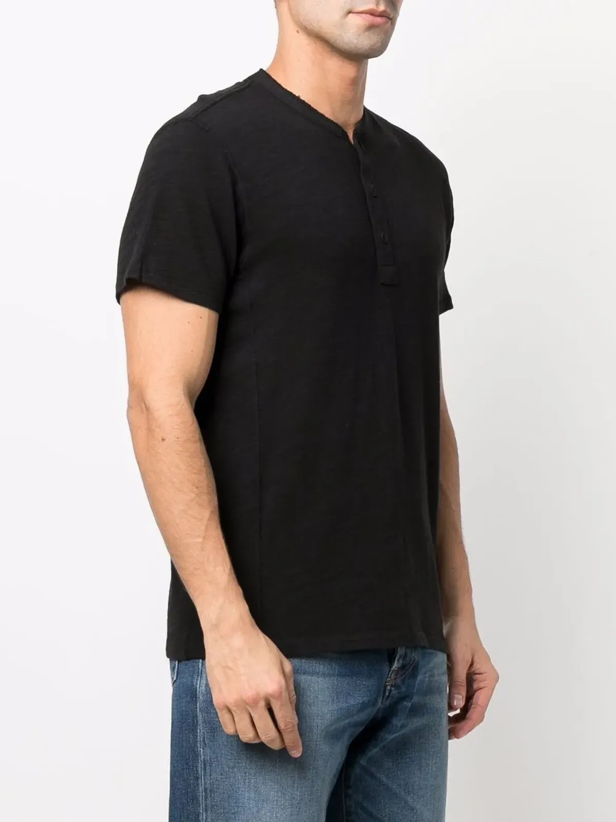 rag & bone ショートスリーブ ヘンリネック Tシャツ - 画像3