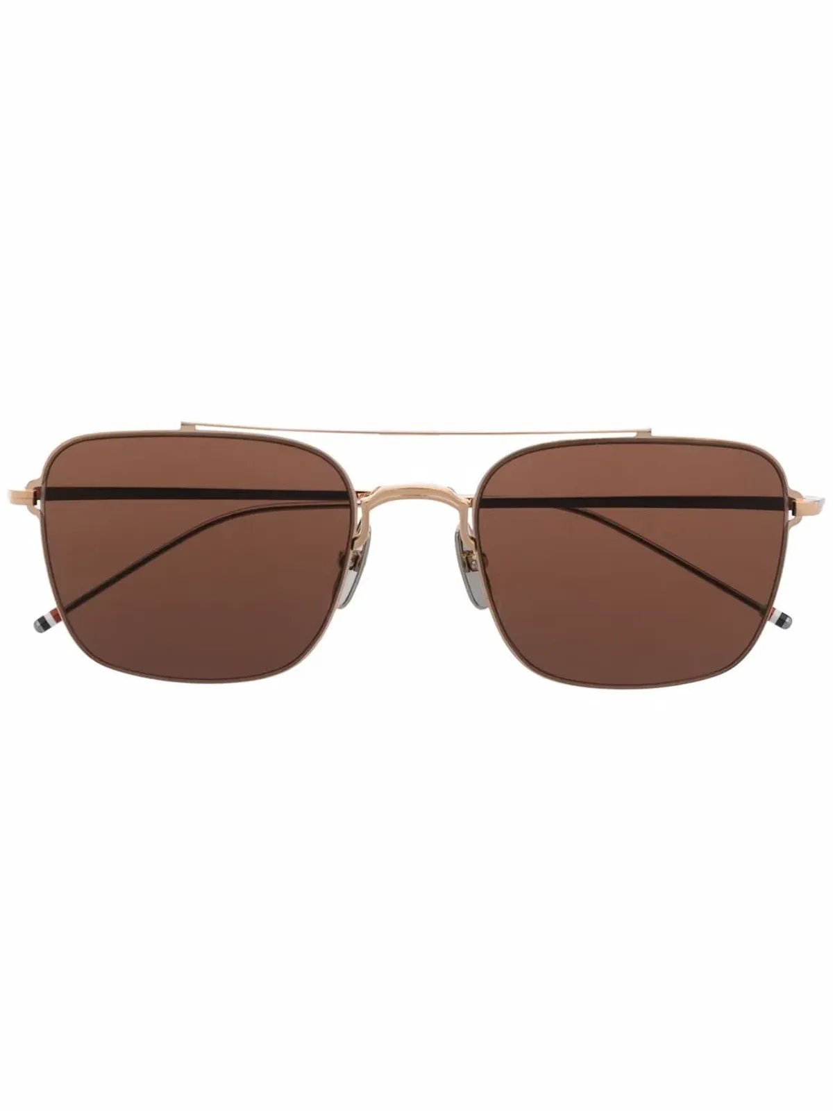 Thom Browne Eyewear スクエアフレームサングラス - 画像1