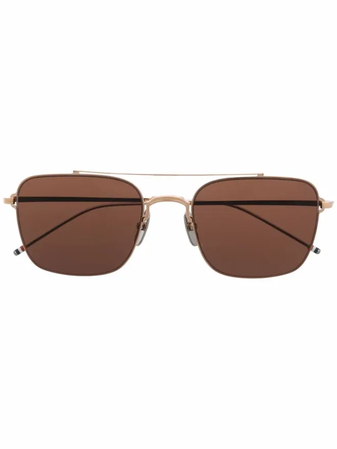 Thom Browne Eyewear Thom Browne Eyewear スクエアフレームサングラスの商品画像