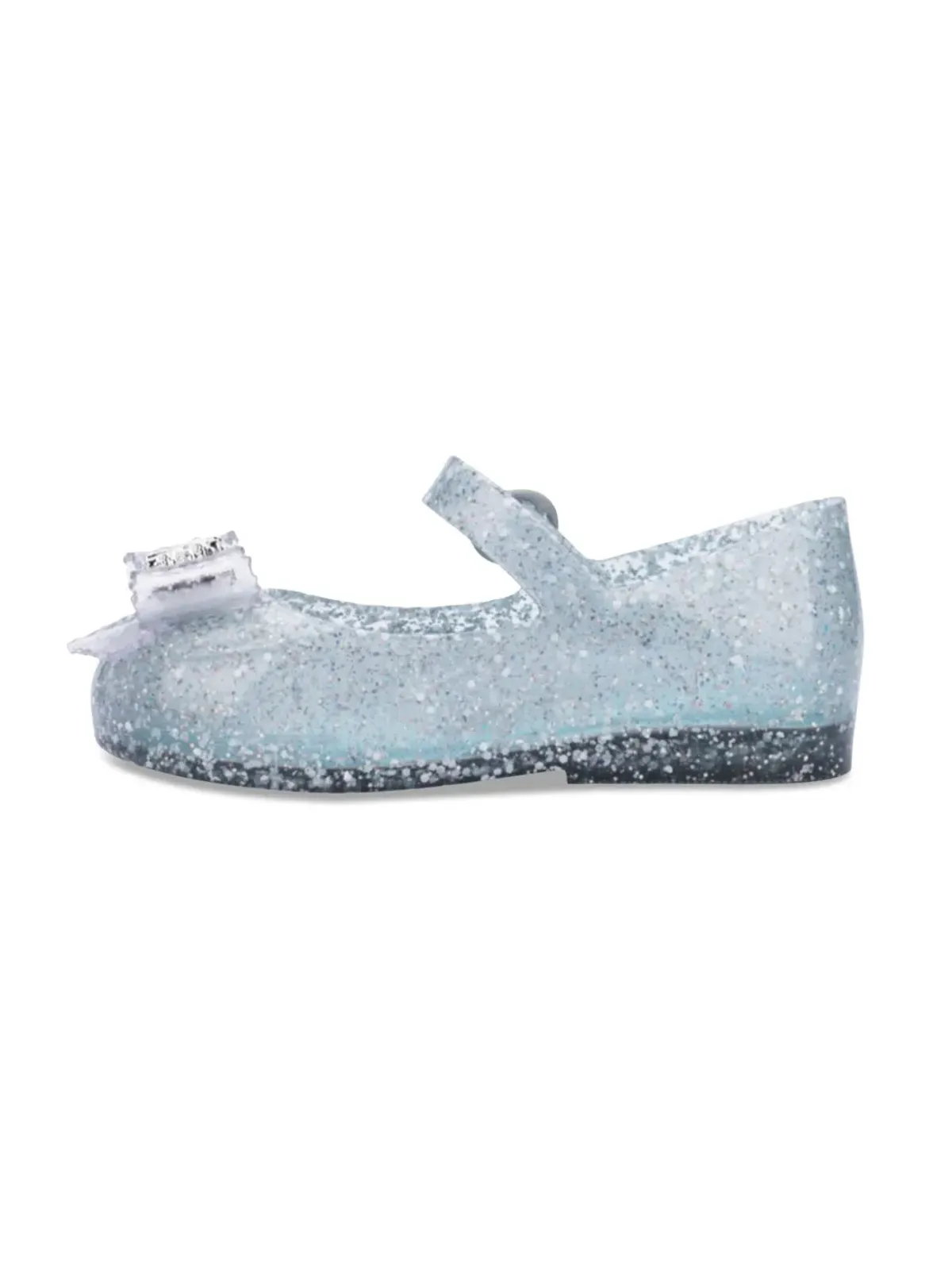 Mini Melissa エルサプリント グリッター バレリーナシューズ - ブルー - 画像5