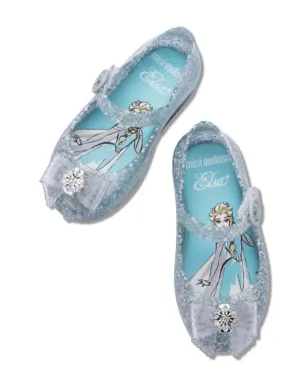 Mini Melissa エルサプリント グリッター バレリーナシューズ - ブルー - サムネイル4