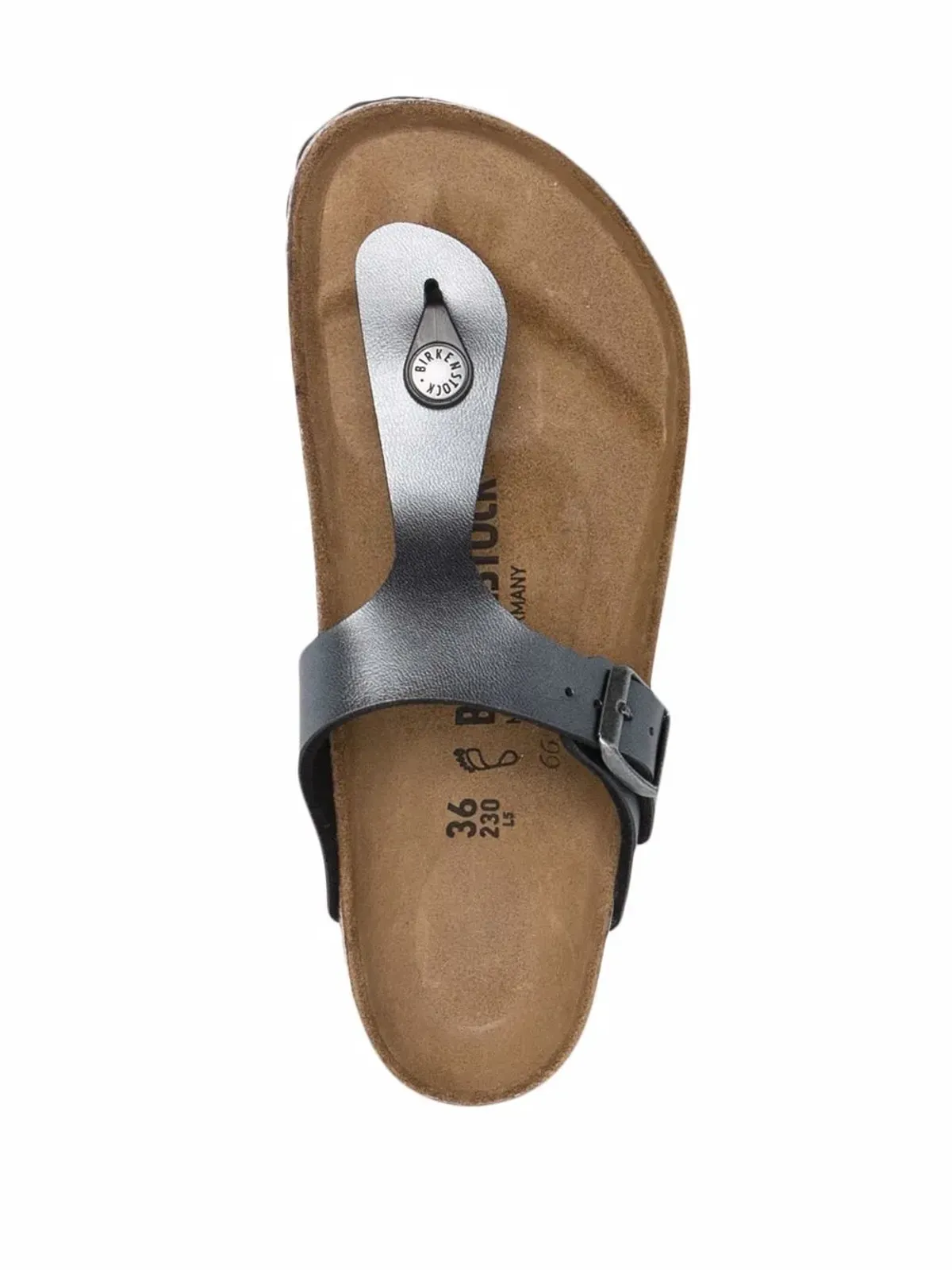 Birkenstock バックルディテール フラットサンダル - 画像4